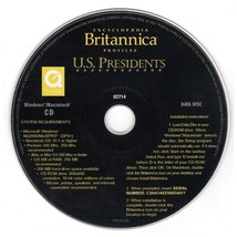Encyclopedia Britannica Profiles: U.S. Presidents CD-ROM Win/Mac - NEW in SLEEVE - £3.91 GBP