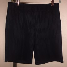 Women&#39;s Black Nike Tech Woven Long Golf Shorts Sz 6 - Mint!! - £29.58 GBP