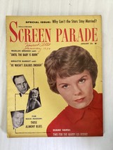 Hollywood Screen Parade - January 1959 - Diane Varsi, Jack Lemmon, Lana Turner - £12.72 GBP