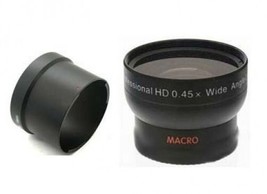 Wide Angle Lens + Tube adapter bundle for Panasonic DMC-FZ10 DMC-FZ15 DMC-FZ20 - £33.83 GBP