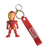 Marvel Iron Man Keychain Iron Man Armor Figure Bag Charm Strap Avengers ... - $145.05 MXN