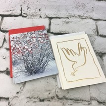 Barnes And Nobles Christmas Cards Lot Of 18 In 2 Styles Peace On Earth Opened - £11.86 GBP