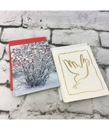 Barnes And Nobles Christmas Cards Lot Of 18 In 2 Styles Peace On Earth O... - £11.67 GBP