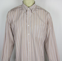 Brooks Brothers Non Iron Slim Fit dress shirt Stretch button front Mens ... - £16.98 GBP