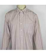 Brooks Brothers Non Iron Slim Fit dress shirt Stretch button front Mens ... - €18,87 EUR