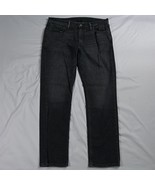 Levis 36 x 30 511 2724 Slim Gray Black Stretch Denim Jeans - £19.51 GBP