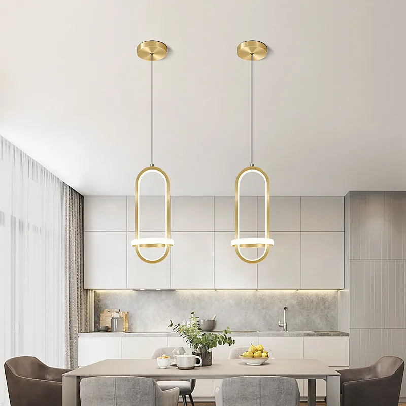 Scandinavian Led Pendant Lights Table Dining Room Kitchen Accesories Han... - £56.86 GBP+
