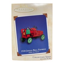 Jingle Bell Express Kiddie Car Classics 2002 Hallmark Keepsake 1928 Orna... - $11.49