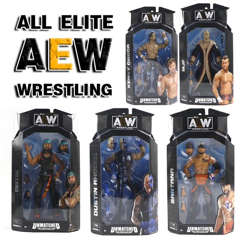 AEW/WWF/WWE /WCW All Elite Wrestling Unmatched  Series 1#2  Action Figures - £35.66 GBP