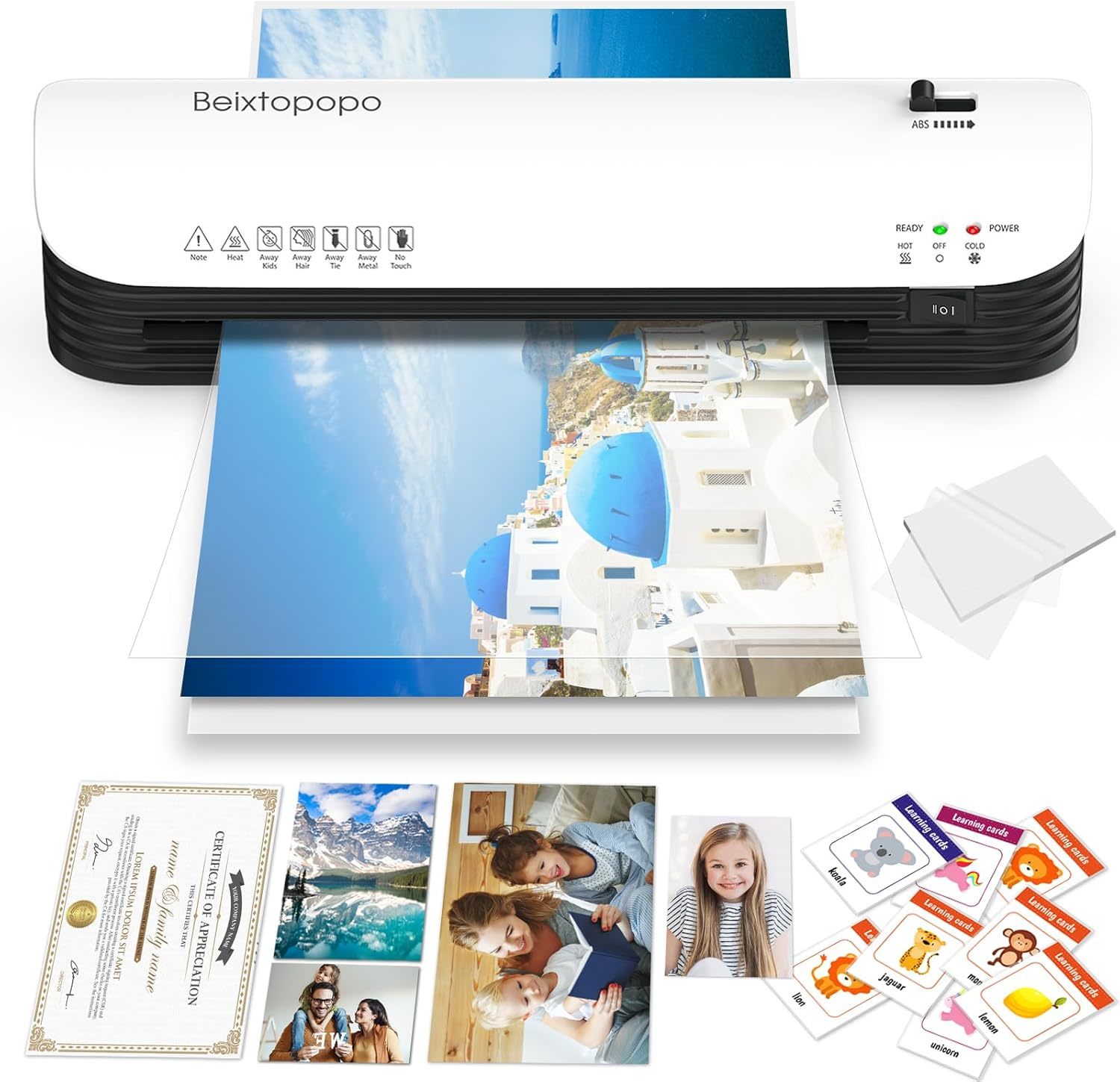 The Product Is A Thermal Laminator That Measures 8 By 5 By 11 Inches And... - $32.98