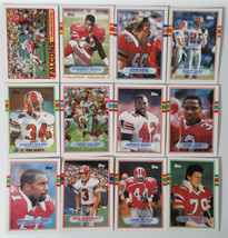 1989 Topps Atlanta Falcons Team Set of 12 Football Cards - £2.40 GBP