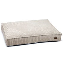 Designed by Lotte Dog Cushion Ribbed 100x70x15 cm Light Grey - £109.03 GBP