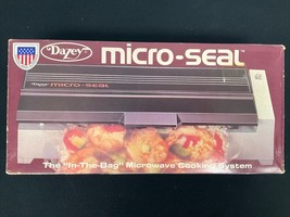 Vintage 1985 DAZEY Micro-Seal model MS-1 in original box, working, with bags - £14.93 GBP