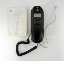 AT&amp;T Trimline Telephone Model #TR1909 Black Corded Desk Wall Touch Tone ... - $19.79