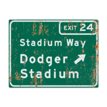 Retro Dodger Stadium Highway Metal Sign - £19.00 GBP+