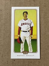 2010 Topps 206 Mini CYCLE BACK #251 Hideki Matsui #/99 Angels - $10.95