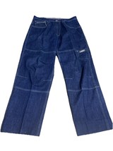 Vintage Y2K PEPE Jeans Mens 36x34 Blue Baggy Skate Grunge Hip Hop Pinkma... - $843.02 MXN