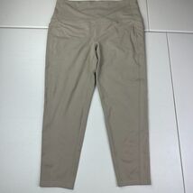 DSG Womens XL Green Leggings Cropped Side Pockets Activewear Athleisure - $13.30