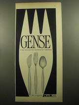 1960 Gense Focus Silverware Ad - Gense a new heritage for the world of tomorrow - £11.73 GBP