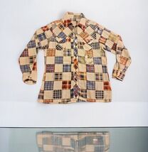 Vtg 1960s-70s Kennington LTD California Mens Shirt Krazy Patchwork Hippi... - $138.38
