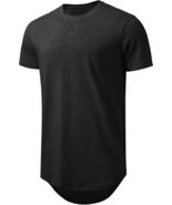 LETAOTAO Mens Hipster Longline T-Shirt XXL Tall - $27.59 CAD