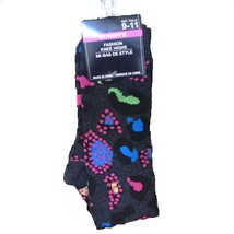 1-Pair Funky Wild Animal Print Paisley Knee Socks Cheetah Leopard Black MULTI-CO - £3.11 GBP