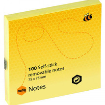 Marbig Yellow Sticky Notes 12pk - 75x75mm - $41.24