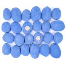 24pcs Light Weight Ceramic Fiber Pebble Stones for Indoor Outdoor, Gas I... - £15.47 GBP