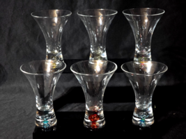ARTLAND 4.25&quot; Controlled Color Bubble Martini Shot Cordial Glass  - Set ... - $603.56 MXN