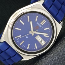 VINTAGE SEIKO EXPO 70 AUTOMATIC 7S26A JAPAN MENS BLUE COLOR DIAL WATCH a... - £34.10 GBP