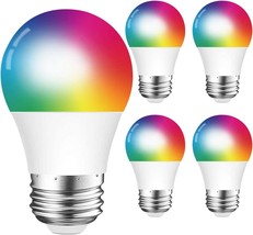 E26 Base A15 Led Rgb Dimmable Color Changing Light Bulb Compatible With Alexa - £33.51 GBP