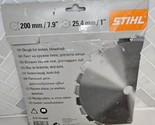 Stihl OEM Chisel Tooth Saw Blade 200mm 7.9&quot; 4112-713-4203 NEW - $39.55