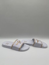 Men’s Creative Recreation Vicenza Sandal Slides White/GOLD Size 13 - $14.84