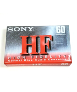 Sony HF C-60-HFC Audio Cassette Tape 60 Minute Normal Bias IEC Type I Br... - $128.24 MXN
