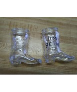 Jim Beam glass boots shooter shot glasses - £7.58 GBP