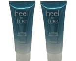 2 X Heel To Toe Restore Moisture/Argan Heel &amp; Foot Treatment 1.7oz - £19.65 GBP