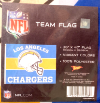 Los Angeles Chargers Flags NFL 3' x 4' Vibrant Colors 36" x 47" ASCO LOT OF 2 - £22.59 GBP