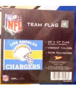 Los Angeles Chargers Flags NFL 3&#39; x 4&#39; Vibrant Colors 36&quot; x 47&quot; ASCO LOT... - £22.72 GBP