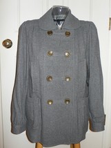 Marc Jacobs Elephant Gray Wool Jacket Coat $498 Size 2 - £156.66 GBP