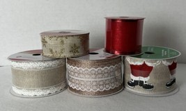 wired ribbon rolls Lot Of Lot Of 5 Wired Ribbon Rolls. All Brand New - £13.06 GBP