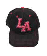 LA Los Angeles California Black and Pink Baseball Hat Cap Adjustable OSFA - $15.59 CAD