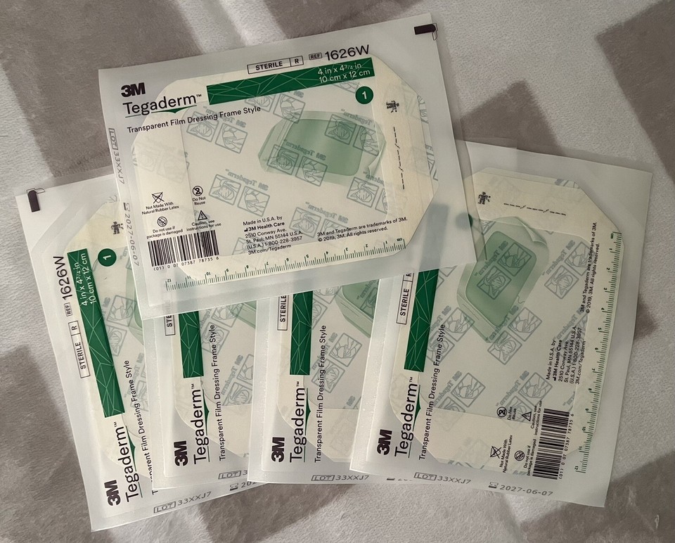 10 3M Tegaderm 10x12cm Transparent Dressing (sterile)- Lot Of 10 - $17.00