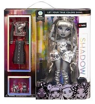 Rainbow High Shadow Series 1 Luna Madison- Grayscale Fashion Doll. 2 Metallic... - £30.82 GBP