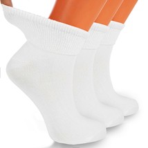 Diabetic Ankle Socks with Non-Binding Top and Seamless Toe 3 Pairs  - £8.99 GBP