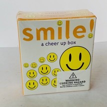 Smile Cheer Up Box Ariel Books Andrews McMeel Publishing smiley face stickers - $17.77