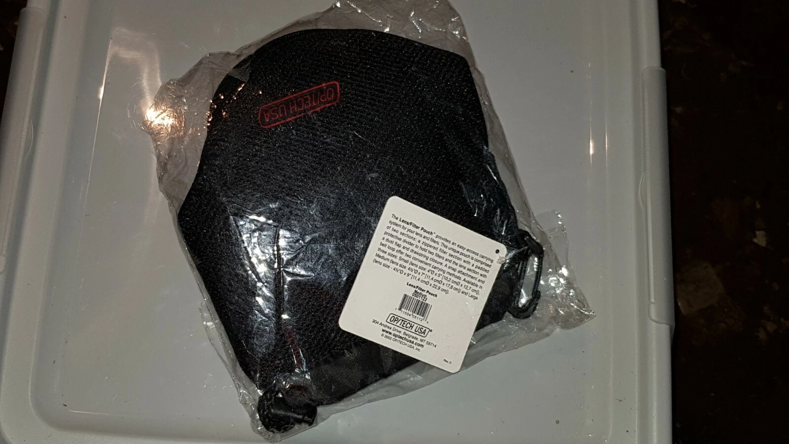 Op/Tech Medium Lens Filter Pouch for Lenses - 4.5 Diameter x 7 Inches Lo... - $41.16 CAD