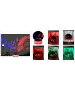 PEANUTS Snoopy LED Rotating Color Changing Shadow Lights Projector Shado... - $411.68 MXN