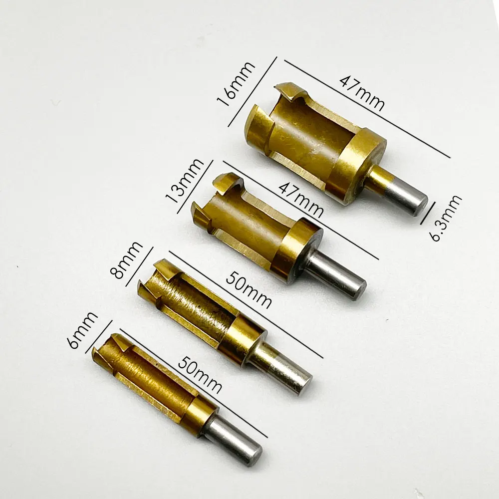 Binoax 4pcs  Cutter Drill Bit Set 1/4&quot; 3/8&quot; 1/2&quot; 5/8&quot; wor   Cutter Cutti... - $268.07 CAD