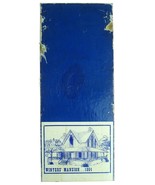 Vintage CM HO Scale 1863 Winter&#39;s Mansion Haunted House Wood Building Ki... - £39.50 GBP