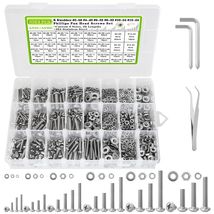 1059PCS Hardware Machine Screws Assortment Kit - Stainless Steel Bolts &amp;... - $55.85 CAD